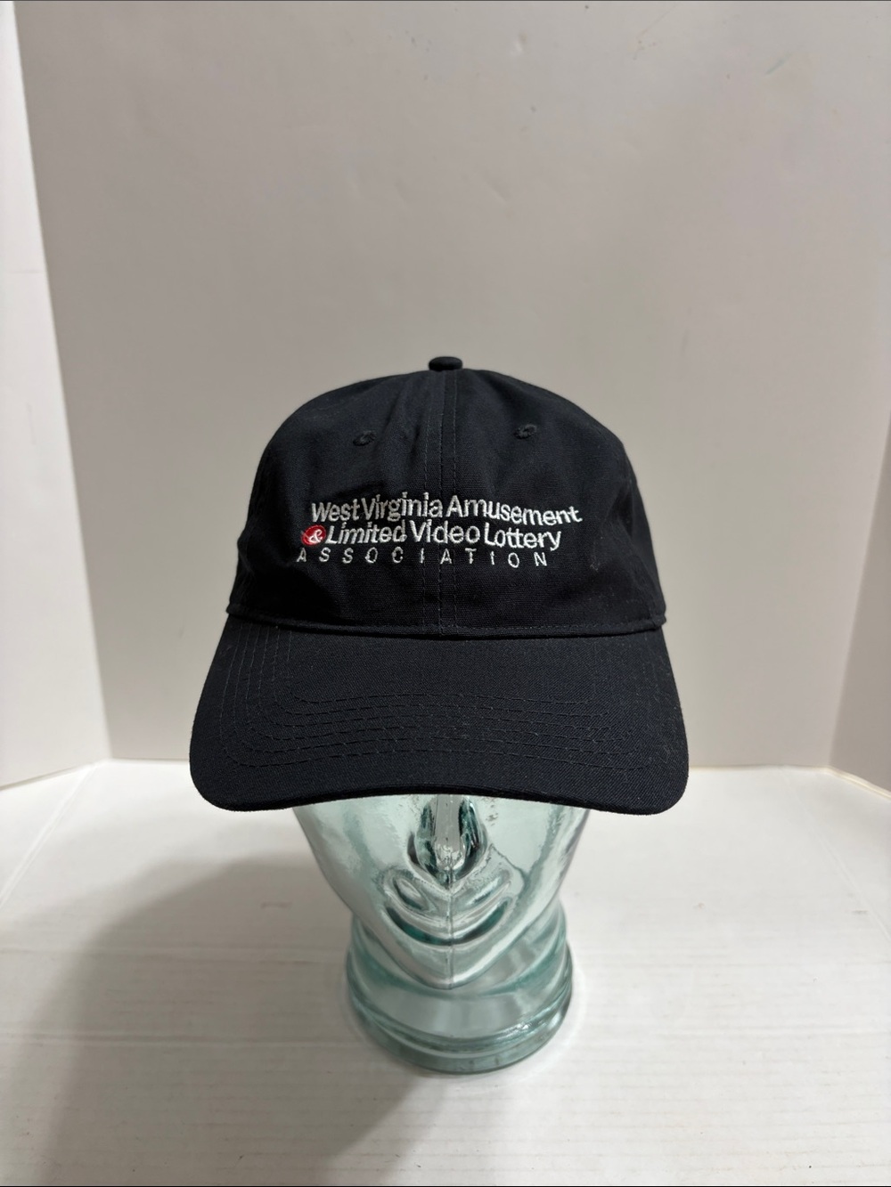 West VA Amusement Video Lottery Black Baseball Cap